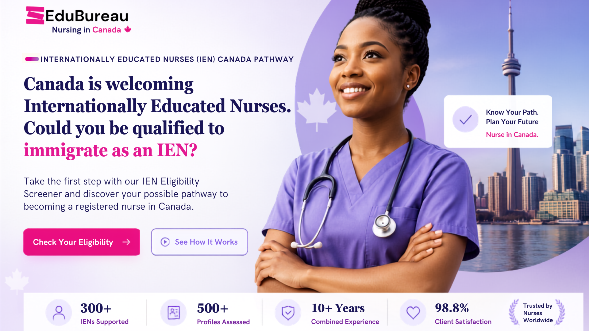 EduBureau Nursing in Canada — Internationally Educated Nurses Canada Pathway